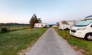 Campsite between Deauville and Cabourg, Normandy Cote Fleurie