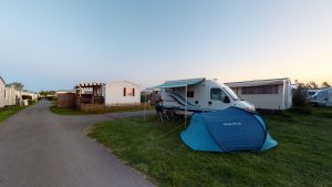 Campsite in Normandy